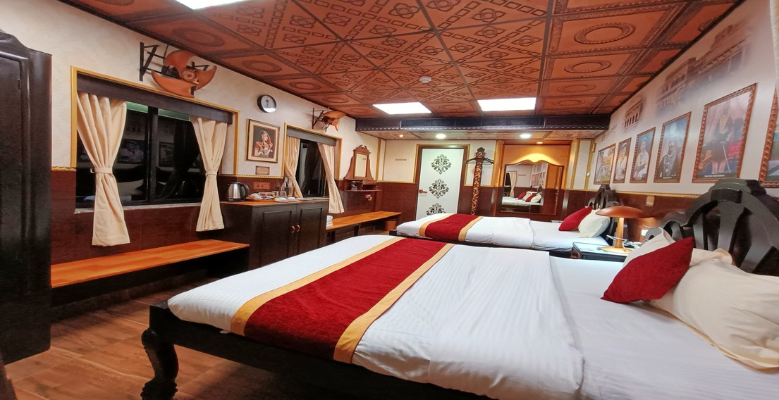 Breathtaking window view from the Dudhoria Room in Azimganj’s House of Sheherwali