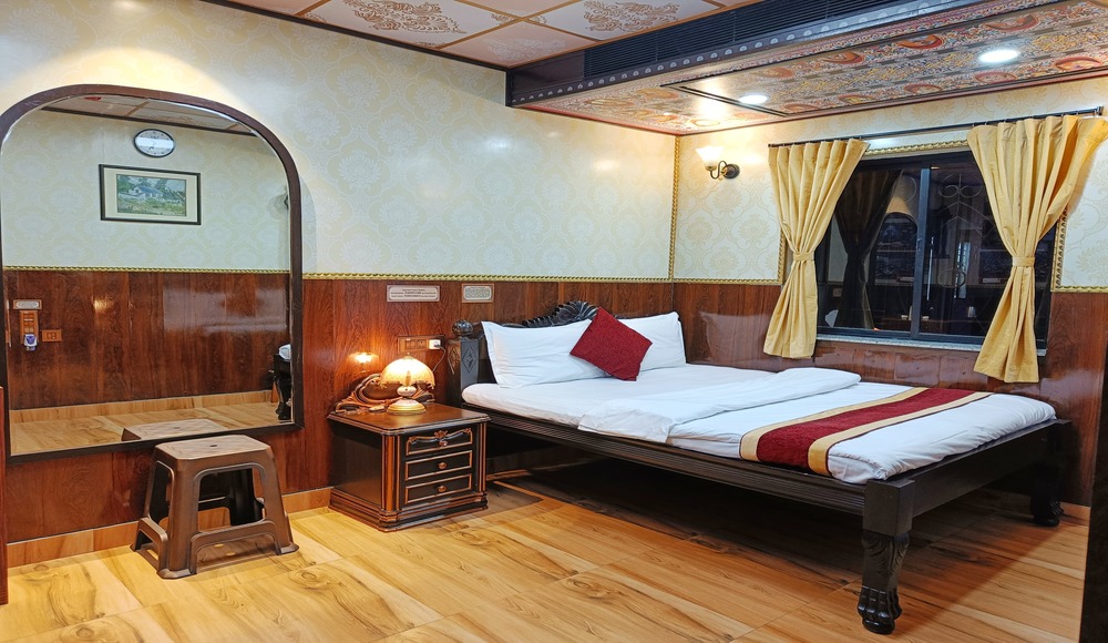 Breathtaking window view from Jagat Seth Room, Azimganj, showcasing serene surroundings