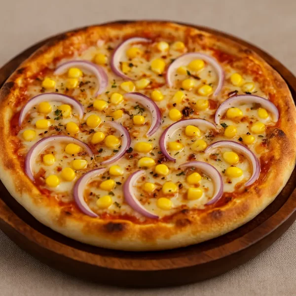 Corn Onion Cheese Pizza