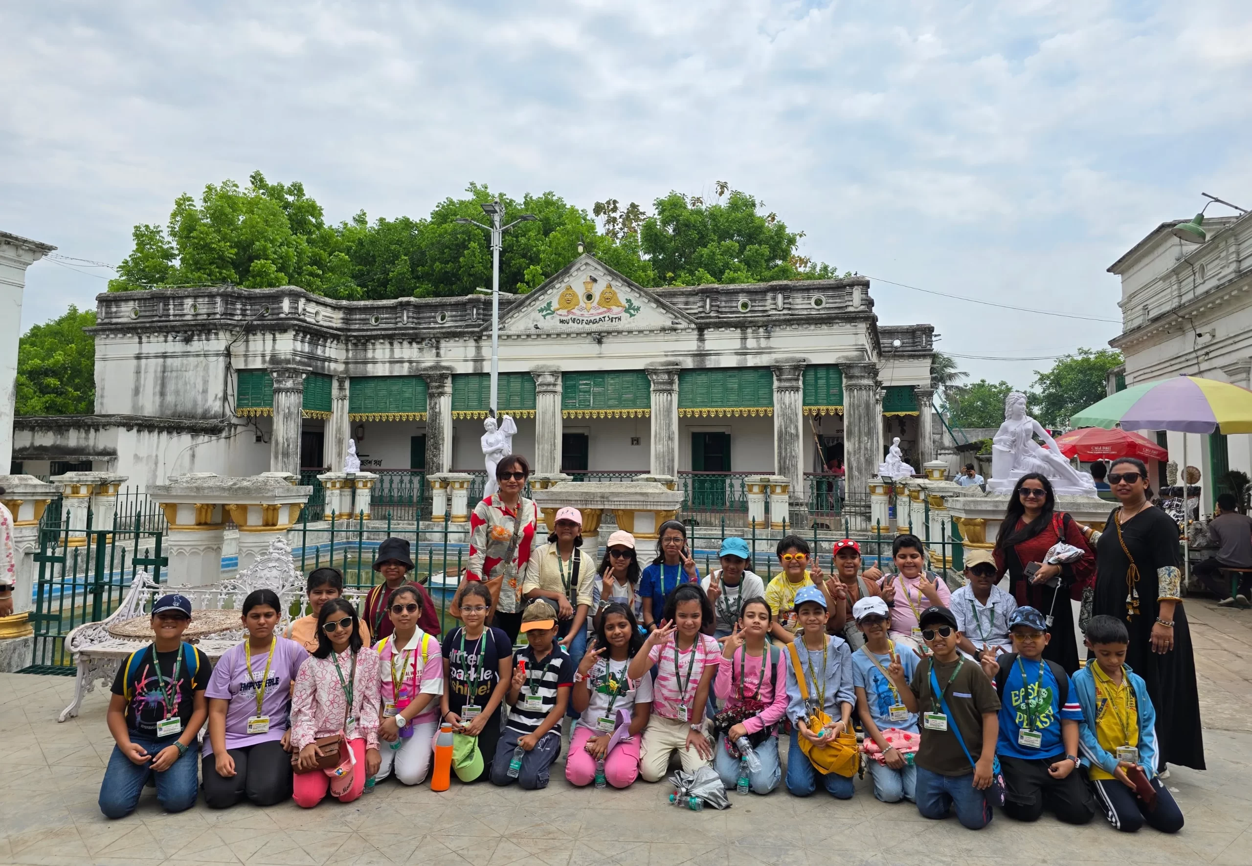Students of Mahadevi Birla World Academy visiting Murshidabad during an educational field trip organised by House of Sheherwali.